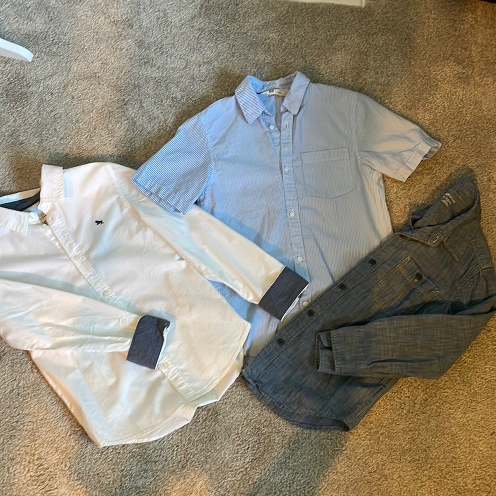 Lot of 3 boys dress shirt